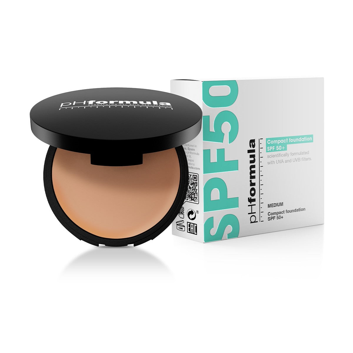 Compact Foundation SPF50+ medium 10g